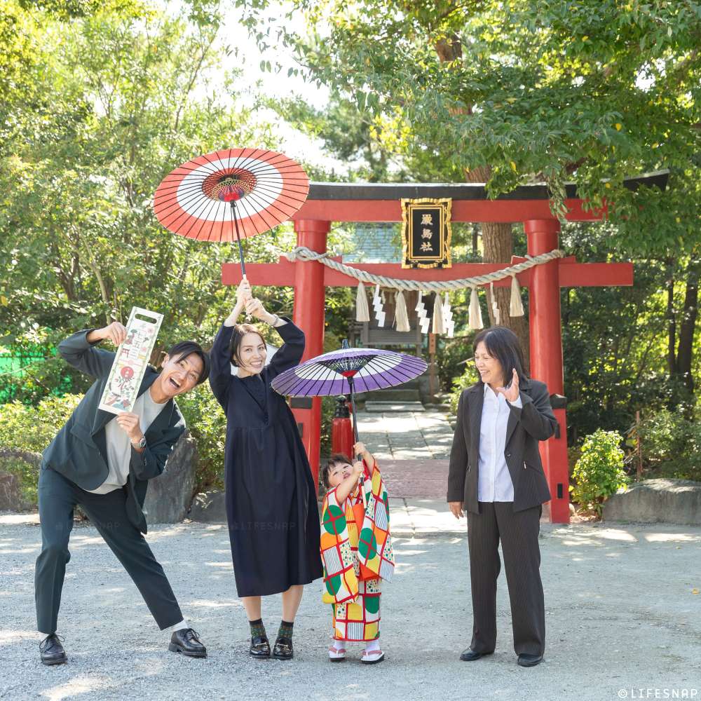 七五三の出張撮影@葛飾八幡宮／千葉県／市川市 - 