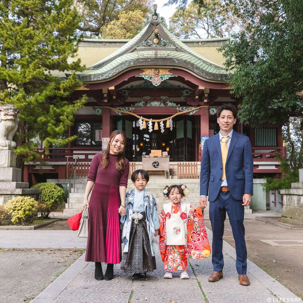 七五三の出張撮影@葛西神社／東京都／葛飾区 - 