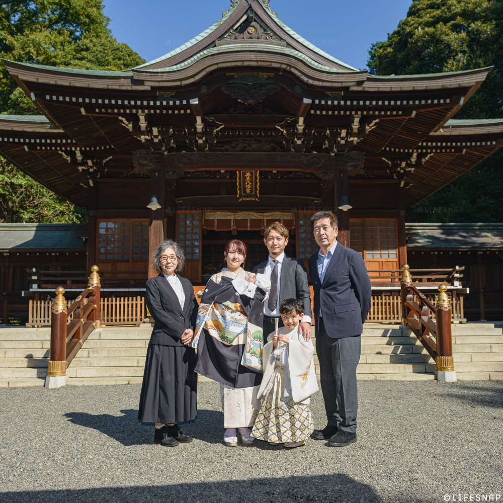 七五三の出張撮影@井草八幡宮／東京都／杉並区 - 
