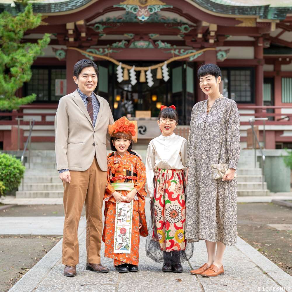 七五三の出張撮影@葛西神社／東京都／葛飾区 - 