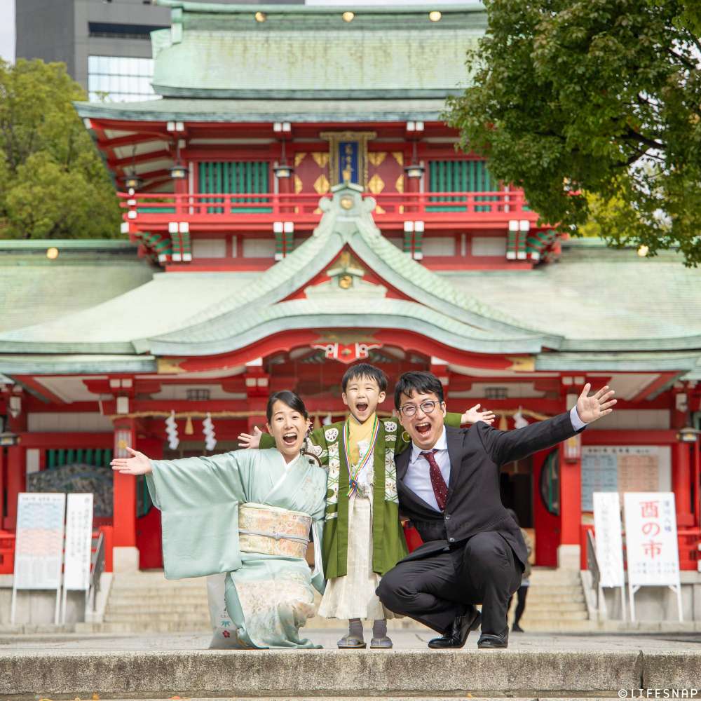 七五三の出張撮影@富岡八幡宮／東京都／江東区 - 