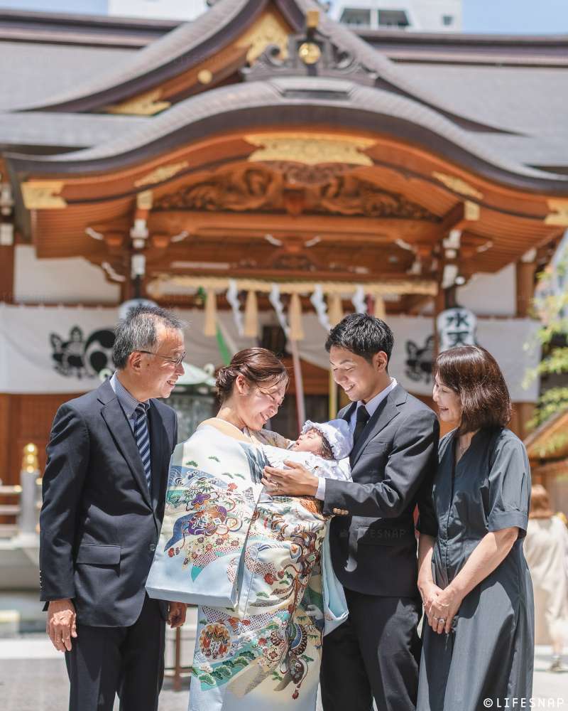 東京水天宮のお宮参りガイドと写真撮影【祝い着レンタルが無料】2026年9月最新版 - 