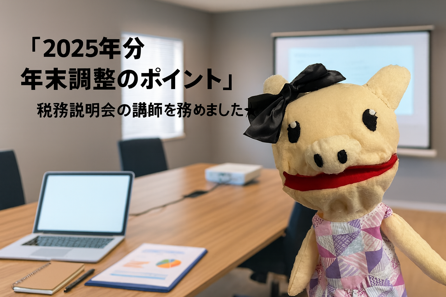 「2025年分 年末調整のポイント」 税務説明会の講師を務めました★ - 