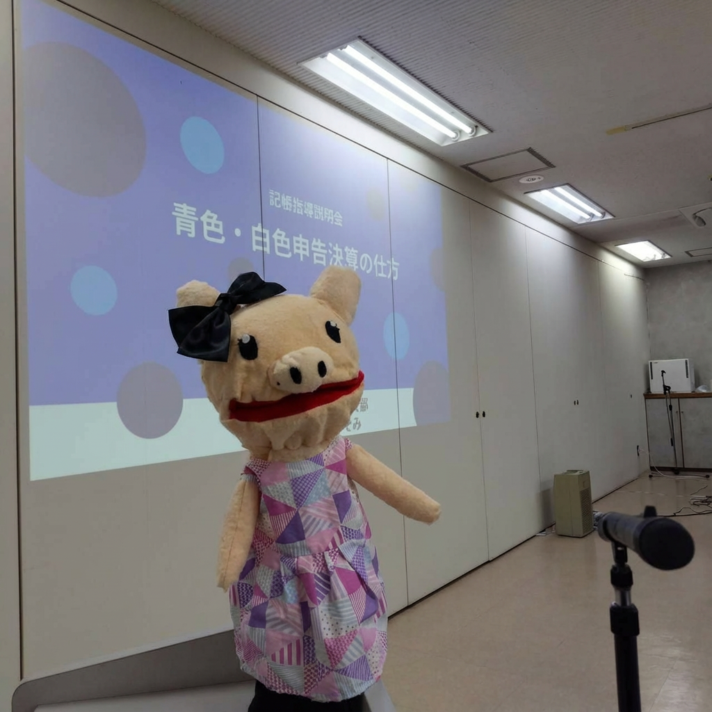 青色申告会の「記帳指導説明会」の 講師を務めました★ - 