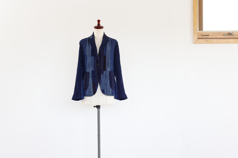 INDIGO COTTON JACKET - 