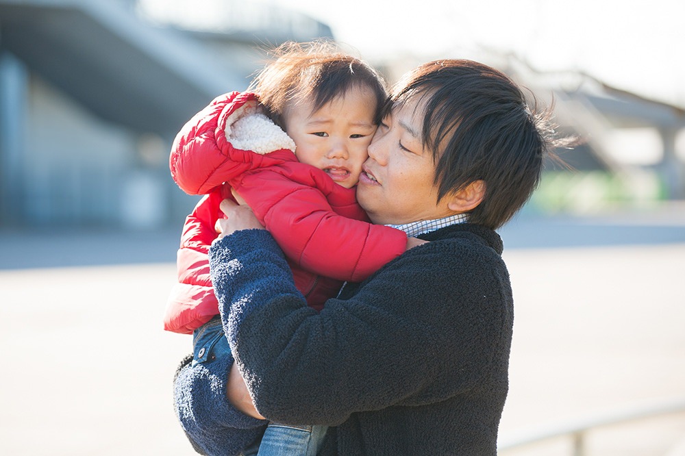  - お父さんがほっぺをくっつけて　ギュッと抱きしめてくれました&nbsp;また今度遊びにこようね　いっぱい遊ぼうね&nbsp;大好きだよ！