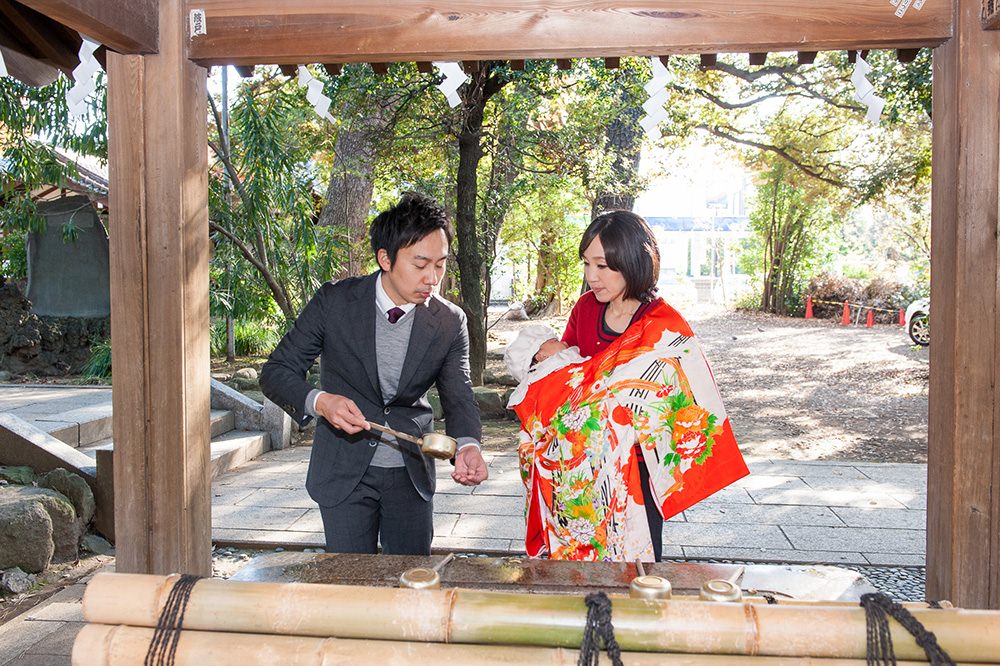  - まずはお手水に立ち寄ります