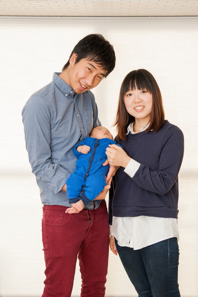 - ご家族揃って 記念の一枚 - -