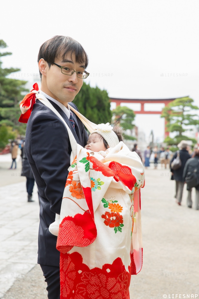 - かわいい寝顔で、記念の1枚 - -