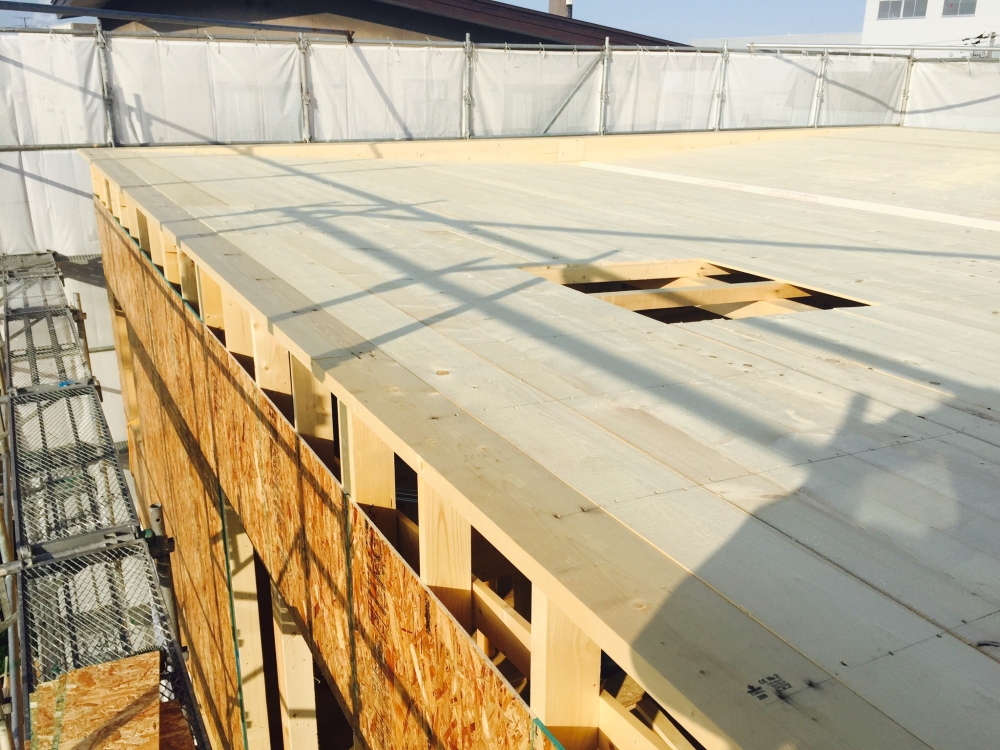  - 屋根、野地板施工 -  - 