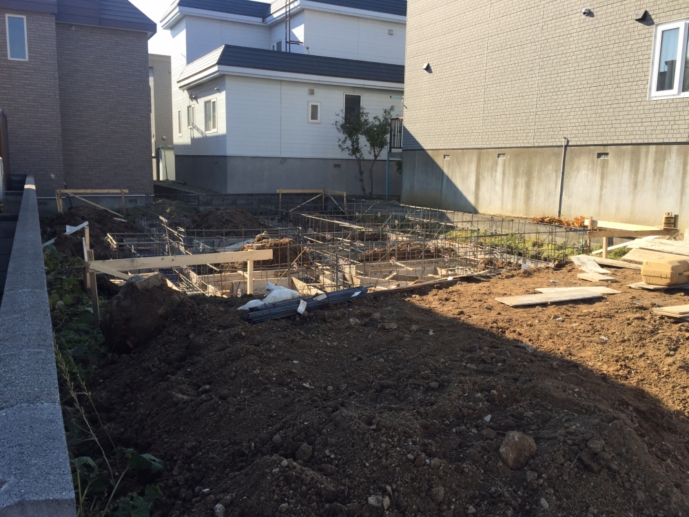  - 基礎配筋+型枠 -  - 