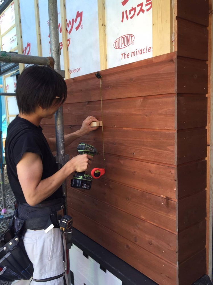  - 外壁一部　木貼 -  - 