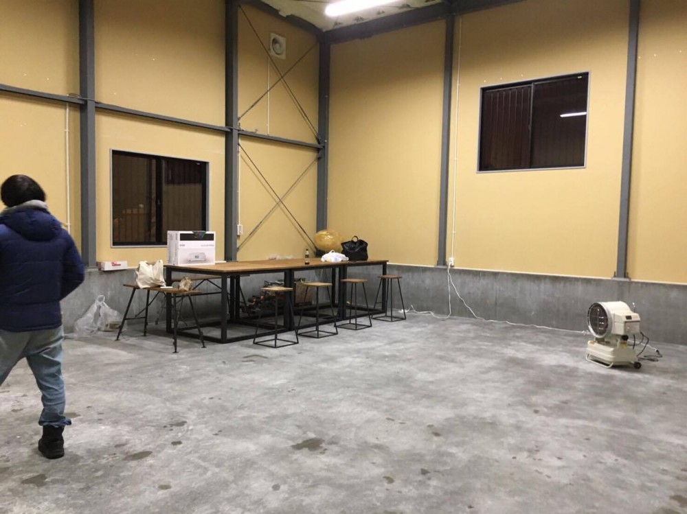 改修前 - 天井高≒5.3ｍの何もない倉庫 -  - 