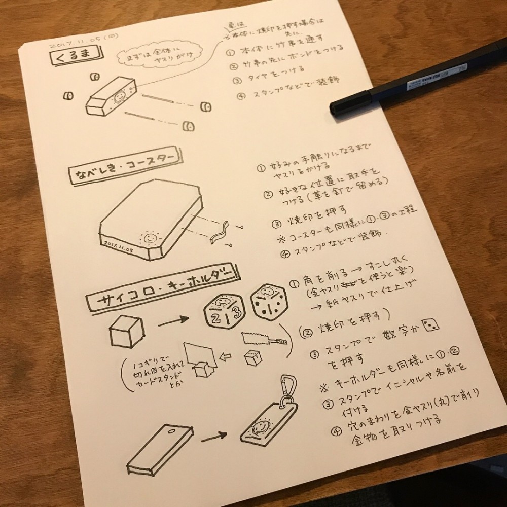 建築廃材を利用した親子ワークショップ
